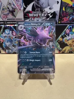 Pokemon TCG : Team Rocket's Nidoking EX SVP 217 Black Star Promo 2025 NM - Image 1