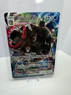 Pokemon TCG Blastoise VMAX SWSH103 Jumbo - Image 1