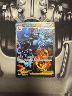 Mega Charizard Ex SIR 125/094 SR Pokemon Card English Fresh From Pack Opening - Image 1