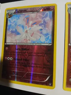 Pokemon Sylveon Card 72/111 Regular Rare XY Furious Fists LP And Reverse Holo LP - Image 4