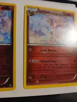 Pokemon Sylveon Card 72/111 Regular Rare XY Furious Fists LP And Reverse Holo LP - Image 5