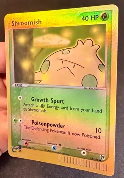 Shroomish 78/100 2003 EX Sandstorm Pokemon Card TCG e-Series Reverse Holo Nm/Vlp - Image 2