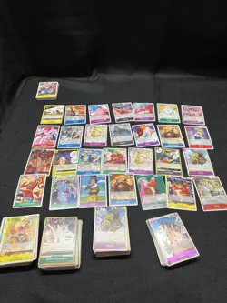 One Piece TCG Lot Of 276 Cards, 38 Cards Holographic - Image 2