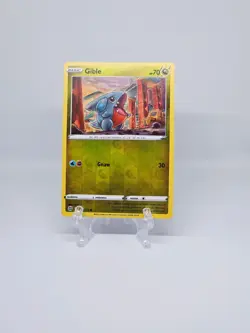 107/172 GIBLE | COMMON REVERSE HOLO | BRILLIANT STARS POKEMON CARD - Image 1