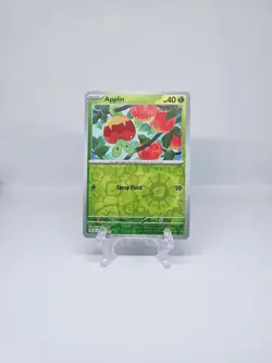 012/142 APPLIN | COMMON REVERSE HOLO | STELLAR CROWN POKEMON CARD - Image 1
