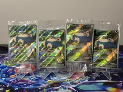 Lot of 4x Pokemon Scarlet Violet 151 TCG Snorlax SVP 051 Promo Card Sealed - Image 1