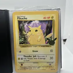 Pokemon 25th Anniversary Oversized Card Binder Lot - 32 Cards Total - Image 3