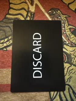 Mtg Magic Filler Card Discard Misprint Error Magic Backed Error - Image 1