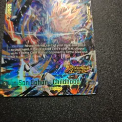 Son Gohan : Childhood FS09-10 Bonus Pack Gold Art Dragon Ball Legends Promo Card - Image 2