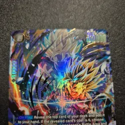 Son Gohan : Childhood FS09-10 Bonus Pack Gold Art Dragon Ball Legends Promo Card - Image 3