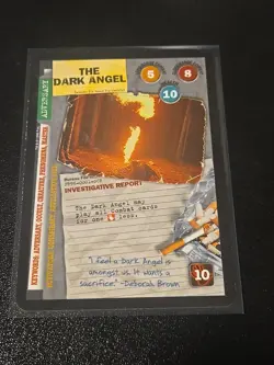 The X-Files Collectible Card Game CCG , Promo Card, Dark Angel 1997 , Adversary - Image 1