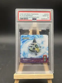 POKEMON CARD SNORUNT GLALIE AF61 ARTBOX ADVANCED ACTION FLIPZ GRADED PSA 10 Pop1 - Image 1