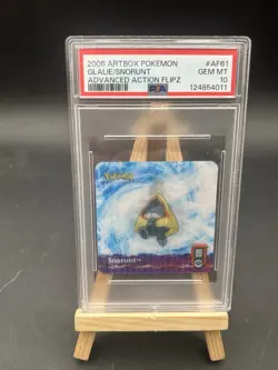 POKEMON CARD SNORUNT GLALIE AF61 ARTBOX ADVANCED ACTION FLIPZ GRADED PSA 10 Pop1 - Image 2