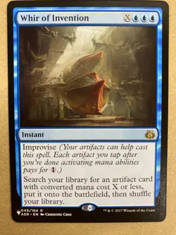 MTG 1x Whir of Invention The List - Aether Revolt Magic the Gathering Card x1 NM - Image 1