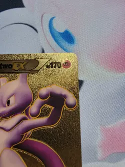 Pokemon Mewtwo EX HP 170 Gold Foil Fan Art Card 98/99 - Image 3