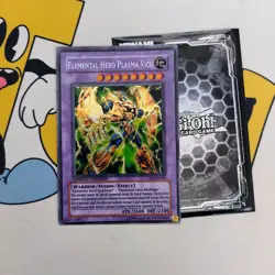 YuGiOh Elemental Hero Plasma Vice ct04-en006 Secret Rare card - Image 1
