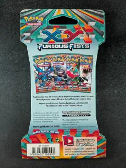 2014 Pokemon XY FURIOUS FISTS (LUCARIO) Blister Pack (10 Cards) Factory Sealed - Image 2