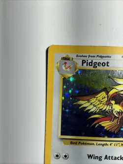 Pidgeot 08/64 Jungle Holo Pokemon Card Vintage Rare TCG - Image 2