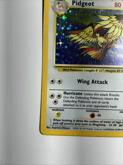 Pidgeot 08/64 Jungle Holo Pokemon Card Vintage Rare TCG - Image 3