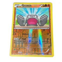 Geodude 45/106 Pokemon Card XY Flashfire Reverse Holo 2014 NM - Image 1
