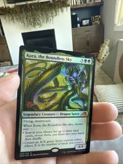 Kura, the Boundless Sky Promo Pack: Kamigawa: Neon Dynasty Foil - Image 1