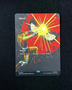 2025 Magic The Gathering MTG Marvel EN #M0027 Borderless Shock GAV - Image 1