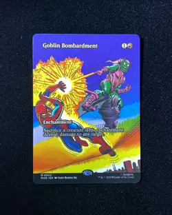 2025 Magic The Gathering MTG Marvel EN #M0023 Borderless Goblin Bombardment GAV - Image 1