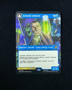 2025 Magic The Gathering MTG Marvel EN #M0220 Borderless Norman Osborn GAV - Image 1