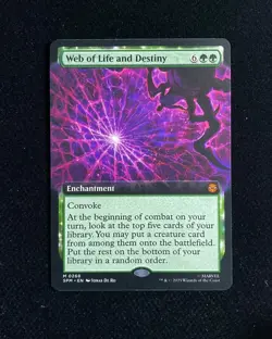 2025 Magic The Gathering MTG Marvel EN #M 0268 Web Of Life and Destiny GAV - Image 1