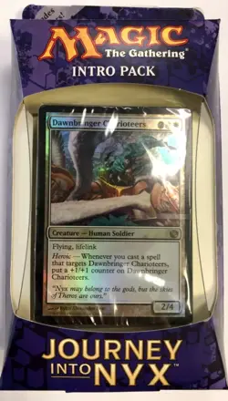 Magic The Gathering Journey Into Nyx Mortals of Myth WG Intro Pack 2014 Sealed - Image 1