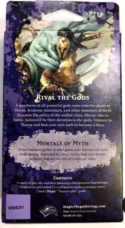 Magic The Gathering Journey Into Nyx Mortals of Myth WG Intro Pack 2014 Sealed - Image 2