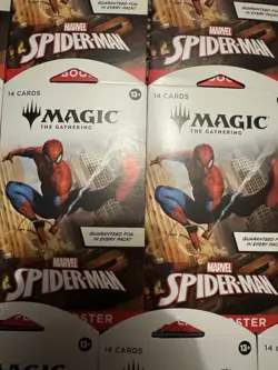 Magic The Gathering Spiderman Play Booster Pack Lot of 14 New Sealed - Image 2