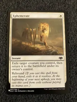 Magic The Gathering MTG - Ephemerate - Modern Horizons - Image 1