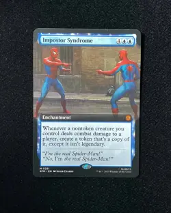 2025 Magic The Gathering MTG Marvel EN #M0251 Borderless Impostor Syndrome GAV - Image 1