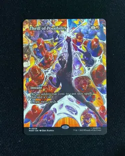 2025 Magic The Gathering MTG Marvel EN Borderless Thrill Of Possibility GAV - Image 1