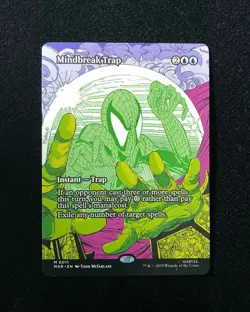 2025 Magic The Gathering MTG Marvel EN #M0011 Borderless Mindbreak Trap GAV - Image 1