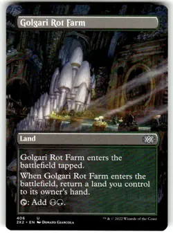 Golgari Rot Farm (Borderless) Double Masters 2022 Regular MTG - Image 1