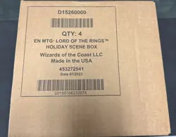 Magic The Gathering Lord Of The Rings Holiday Scene Box Sealed Case - Image 1
