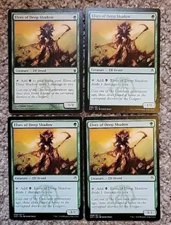 4x X4 Magic Mtg NM-LP Duel Decks Various Sets Elves of Deep Shadow Playset - Image 1