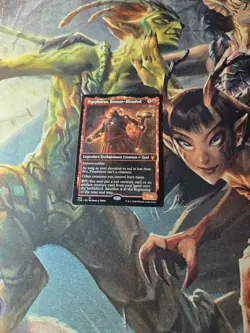 MTG Bling - Showcase - Purphoros, Bronze-Blooded - Theros Beyond Death -D107 - Image 1