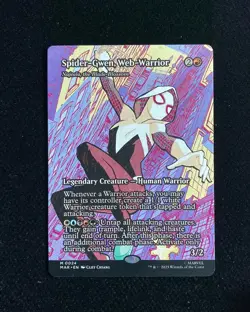 2025 Magic The Gathering MTG Marvel EN #M 0024 Spider-Gwen, Web-Warrior 3/2 GAV - Image 1