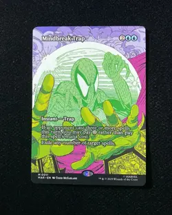 2025 Magic The Gathering MTG Marvel EN #M0011 Borderless Mindbreak Trap GAV - Image 1