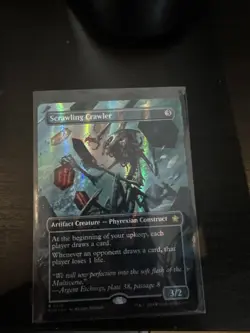 Scrawling Crawler - Mana Foil - Borderless Near Mint English MTG Foundations - Image 1