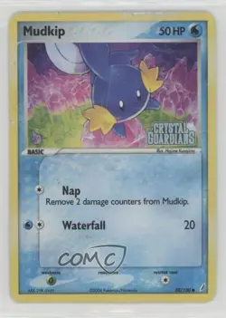 Mudkip Reverse Foil Pokemon EX Crystal Guardians #58 2006 - Image 1