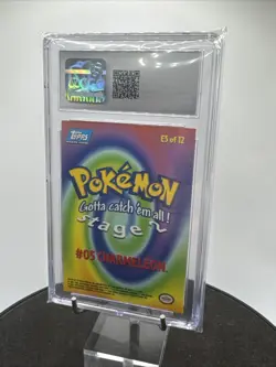 Charmeleon E5 1999 Topps Pokemon The First Movie Silver Foil First Print CGC 8.5 - Image 4