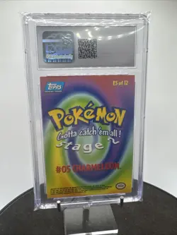 Charmeleon E5 1999 Topps Pokemon The First Movie Silver Foil First Print CGC 8.5 - Image 5