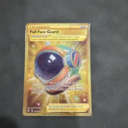 Full Face Guard 231/203 Gold Secret Rare Pokemon TCG Evolving Skies NM - Image 1