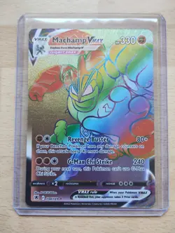 Pokemon TCG Astral Radiance Rainbow Secret Rare Machamp VMAX - Image 1
