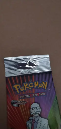 Pokemon Gym Challenge Booster Pack - Factory Sealed - Blaine Art - Long Crimp - Image 2