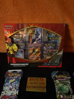 Pokemon tcg Armarouge ex premium collection sealed + large sealed lot , mixed - Image 2